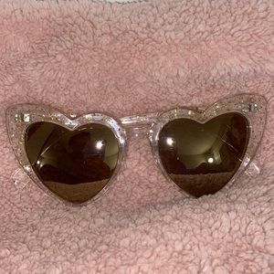 Heart shaped sunglasses